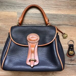 Dooney & Bourke Vintage Essex Satchel Bag with Keychain